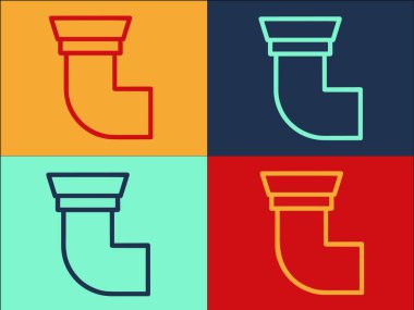 Bulaşık makinesi Plastik Boru Şablonu, Plastiğin Basit Düz Simgesi, Tamir, Boru