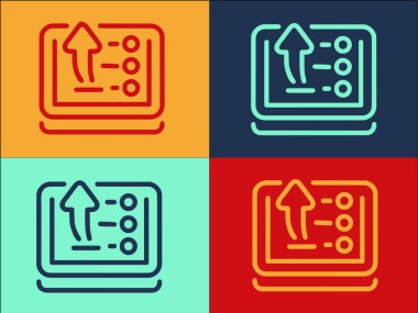 İleti Logo Şablonunu Yanıtla, İletinin Basit Düz Simgesi, Yanıt, Simge