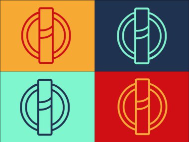 Restoran Logo Şablonu, Basit Düz Öğlen Yemeği Simgesi, Restoran, Masa