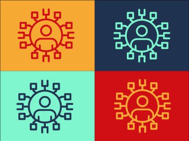 Yeniden Yapılandırma Şablonu, Yeniden Yapılandırma, Çizim, Çalışma Basit Düz Simgesi