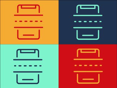 Yol Kontrol Logosu Şablonu, Basit Düz Araç Simgesi, Yol, Kontrol