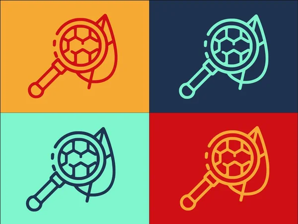 Шаблон Логотипа Растительных Клеток Простая Плоская Икона Биологии Исследования Микробиология — стоковый вектор