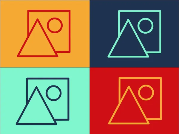 Modèle Logo Refonte Icône Plate Simple Refonte Conception Entreprise — Image vectorielle