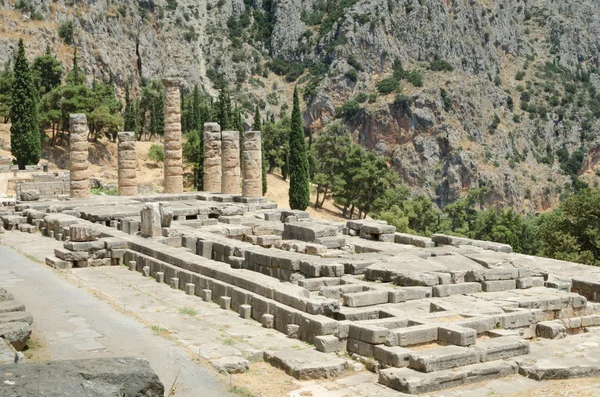 Apollon temple Delphi — Stok fotoğraf