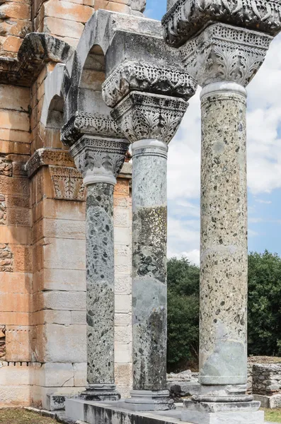 Ancient christian basilica in Philippi — Stock Photo, Image