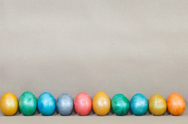 Huevos metálicos de Pascua —  Fotos de Stock