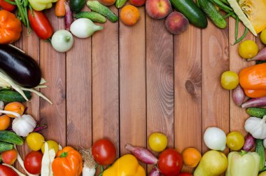 sebze ve meyve kompozisyonu 