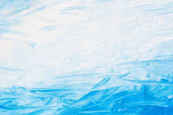 Синій Пофарбований Білому Папері Текстура Фону Крупним Планом — стокове фото