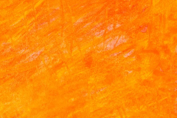 Naranja Pintado Sobre Papel Acuarela Fondo Textura — Foto de Stock