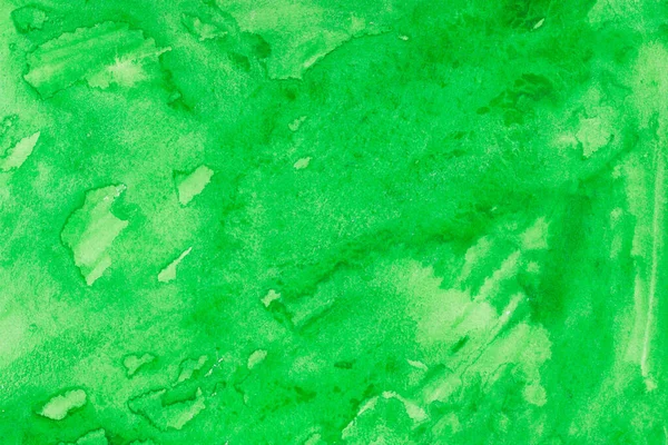 緑紙水彩背景テクスチャに描かれました — ストック写真