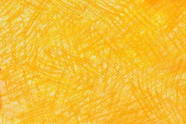 Gelbe Farbe Kreide Kritzeleien Hintergrund Textur — Stockfoto