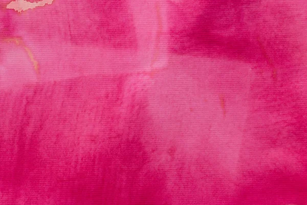 Magenta Color Painted Watercolor Background Texture — Stock Photo, Image