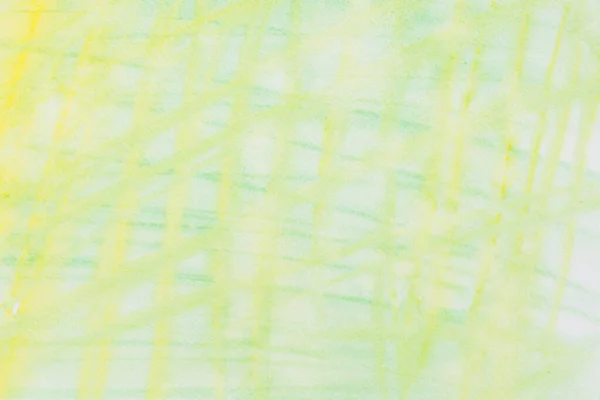 Aquarela Pintada Verde Amarelo Textura Fundo Papel — Fotografia de Stock