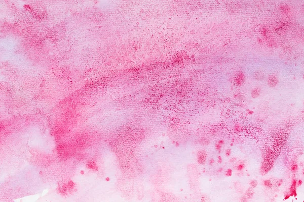 Pale Pink Painted Watercolor Paper Background Texture — Foto de Stock