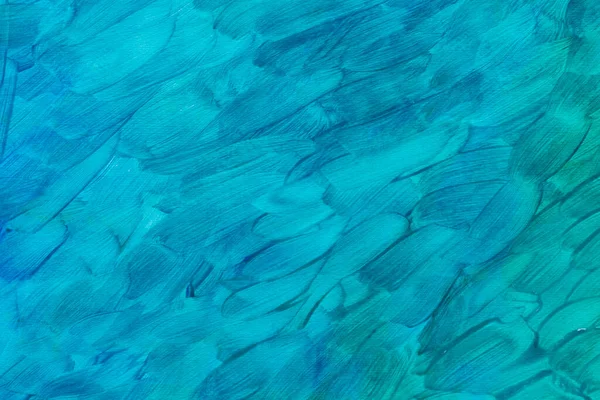 Blue Color Painted Acrylic Background Texture — Foto de Stock