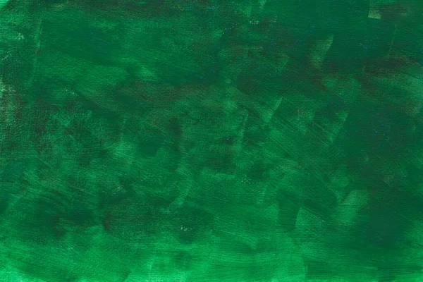 Green Color Painted Acrylic Background Texture — Foto de Stock