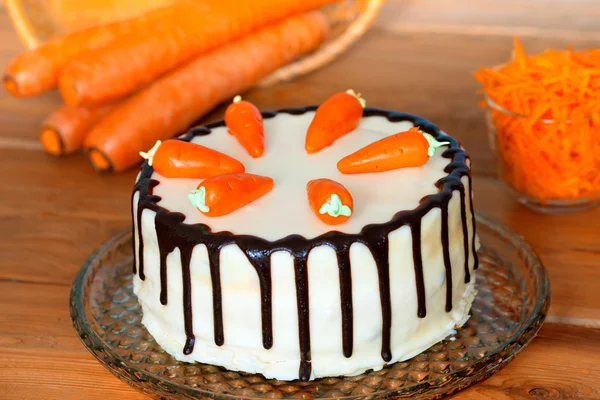 Low fat carrot cake — Stock Photo, Image