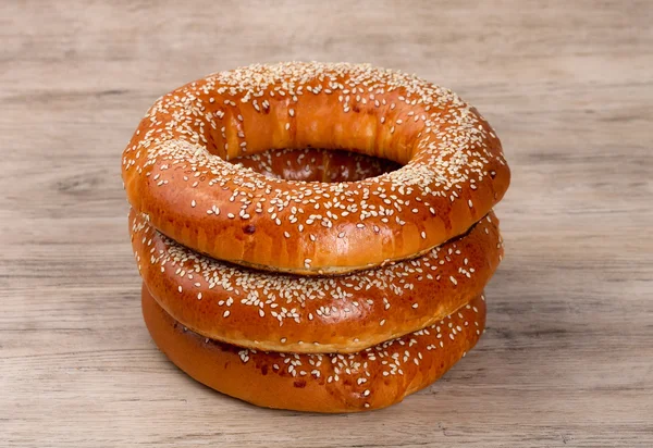 Baked bagels — Stock Photo, Image