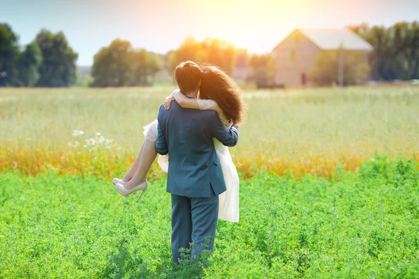 Groom and bride — Stock Photo, Image