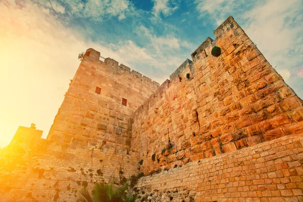 예루살렘 고 대 벽 — 스톡 사진