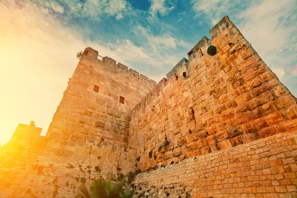 Alte Mauer in jerusalem — Stockfoto