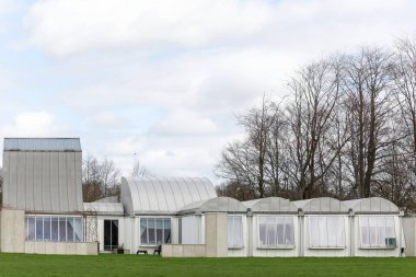 Herning, Danimarka - 9 Nisan 2016: Herning, Danimarka 'daki Utzon binası