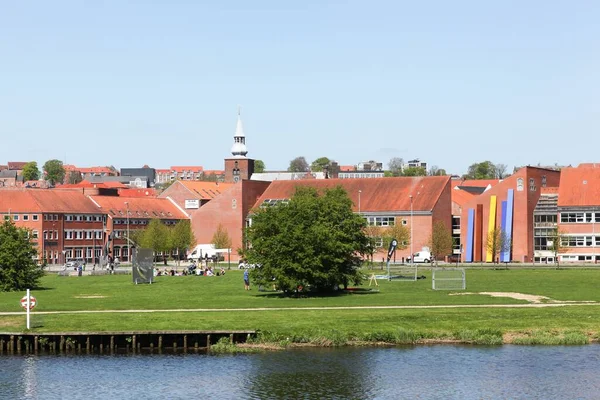 Randers Δανία Μαΐου 2018 Άποψη Της Πόλης Randers Στη Δανία — Φωτογραφία Αρχείου