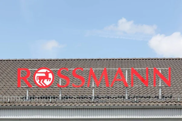 Blankenheim Juli 2017 Rossmann Logo Auf Einem Dach Rossmann Ist — Stockfoto