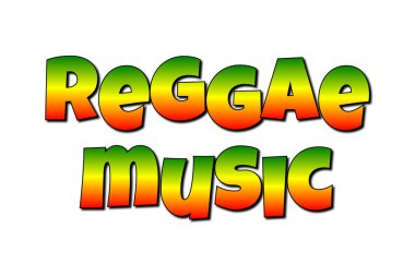 Reggae music symbol icon
