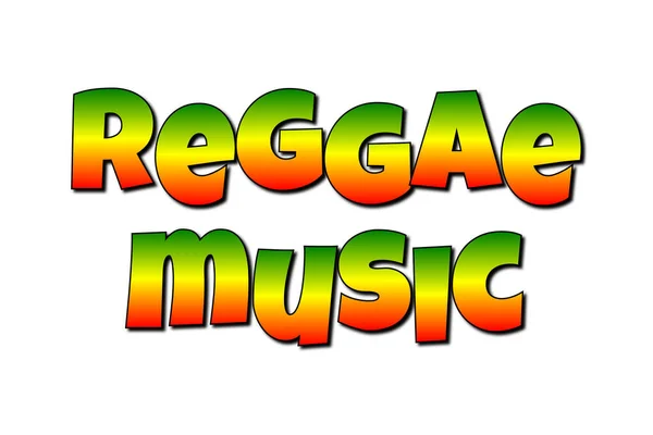 Reggae Music Symbol Icon — Stock Photo, Image