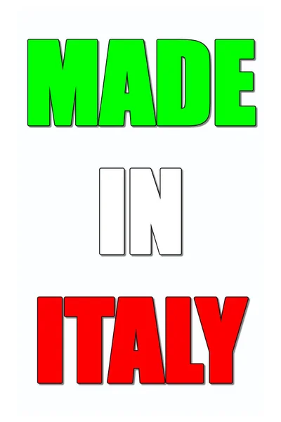 Made Italy Symbol Icon — Stockfoto