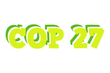 COP 27 symbol icon 