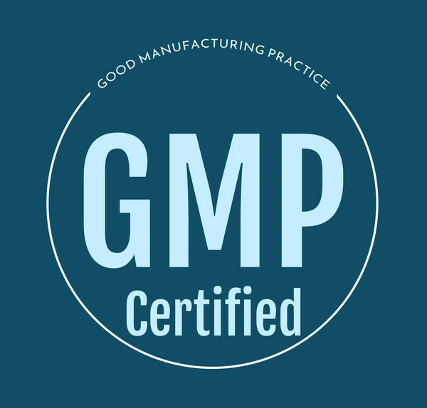 Gmp Certified Symbol Icon — Φωτογραφία Αρχείου