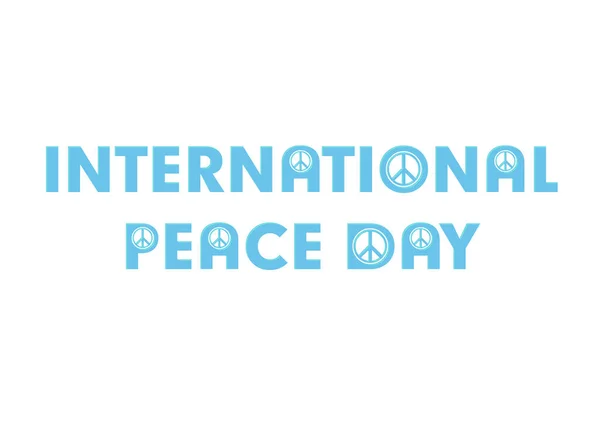 Διεθνής Ημέρα Ειρήνης Σύμβολο Εικονίδιο — Φωτογραφία Αρχείου