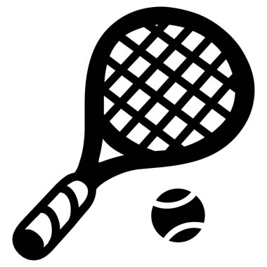 Kürek ya da tenis simgesi çizimi