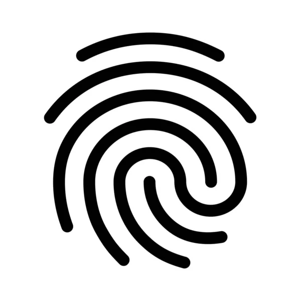 Fingerprint 아이콘 — 스톡 사진
