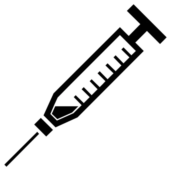 Şırınga Sembolü Illüstrasyonu — Stok fotoğraf