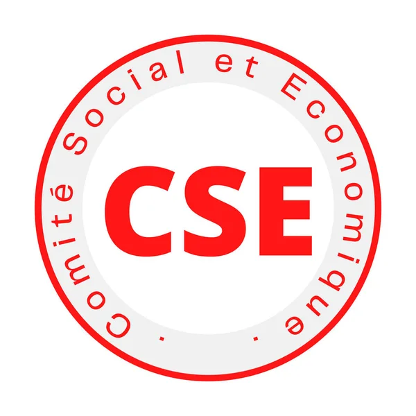 사회와 프랑스의 위원회 Comite 프랑스어에서 Economique — 스톡 사진