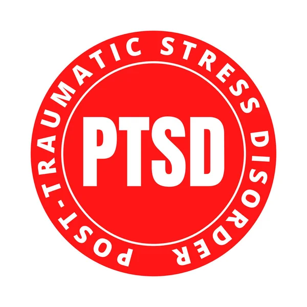 Піктограма Посттравматичного Стресового Розладу Ptsd — стокове фото