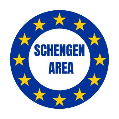 Schengen alan simgesi simgesi