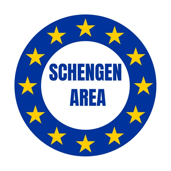 Symbol Für Den Schengen Raum lizenzfreie Stockbilder
