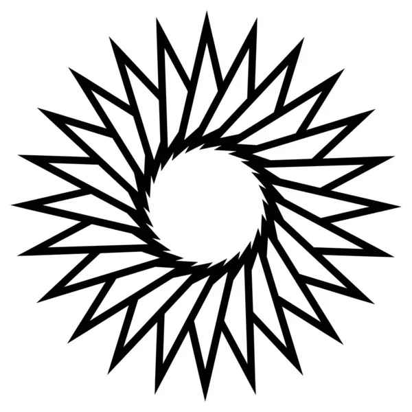 Beyaz arkaplan ile kufic desen sembolü 