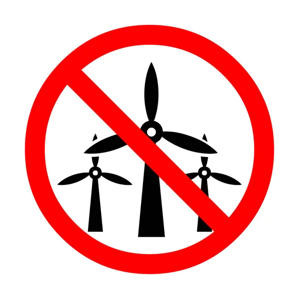Keine Windräder Symbolbild Stockbild