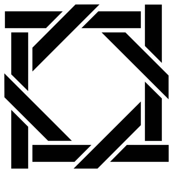 Символ Куфічного Зображення Білим Фоном — стокове фото