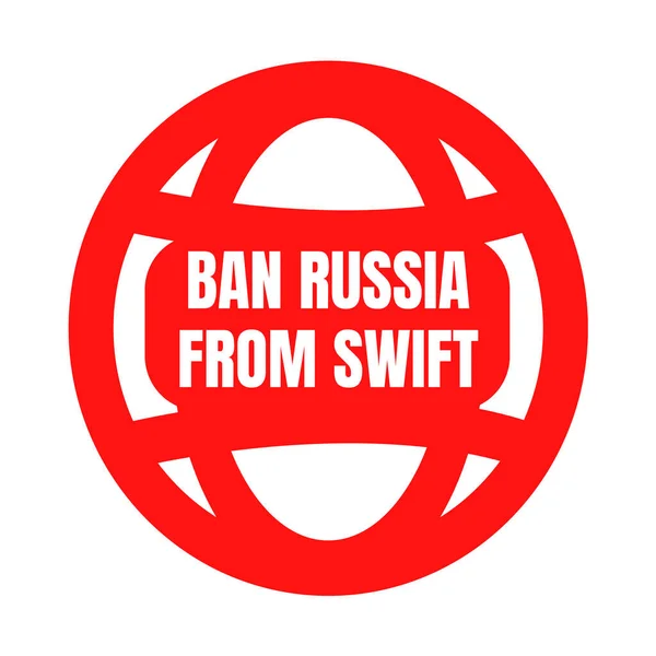 Prohibir Rusia Símbolo Rápido —  Fotos de Stock