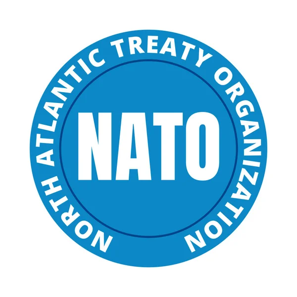Icono Símbolo Organización Del Tratado Otan Atlántico Norte —  Fotos de Stock