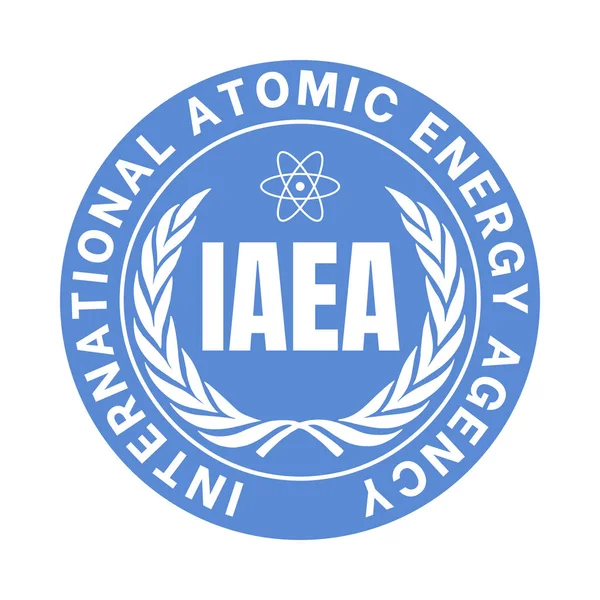 Icône Symbole Agence Internationale Énergie Atomique Aiea — Photo