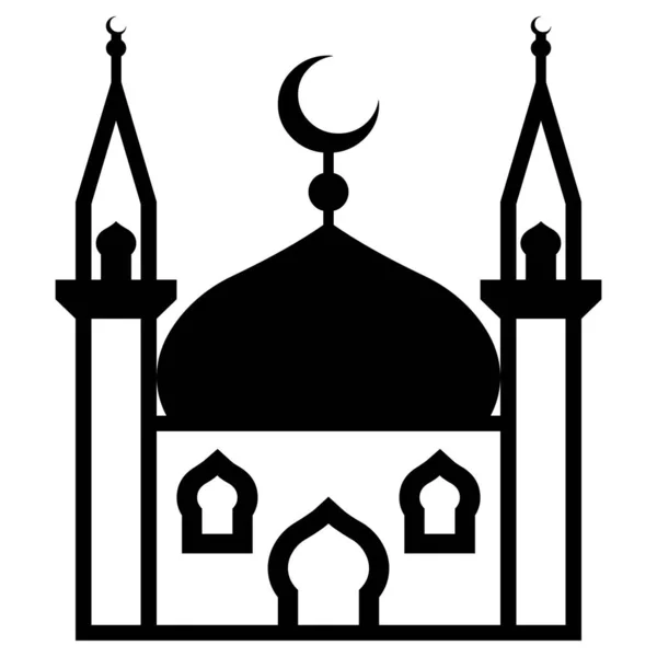 Mosque Symbol Icon Illustration — Stock Photo, Image