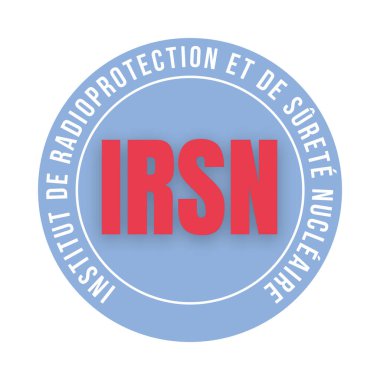 Radyorotasyon ve nükleer güvenlik enstitüsü sembolü ikonu IRSN enstitüsü de radioprotection et de surete nucleaire in French language