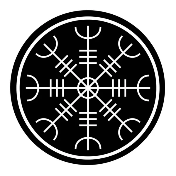 Sternik Ikony Symbolu Grozy — Zdjęcie stockowe